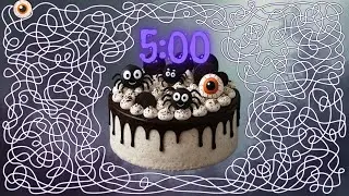 5 Minute Timer Bomb HALLOWEEN SPIDER CAKE