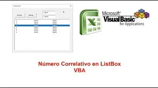 Tutorial Correlative Number ListBox VBA