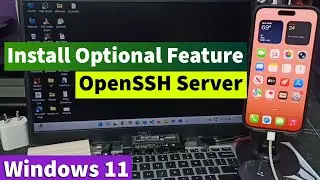 Windows 11 | Как установить сервер OpenSSH через дополнительные функции в приложении &laquo;Параметры&raquo; ...