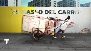 El fenómeno de las calles: La recolección de cartones en carro, que recauda más que un sueldo fijo