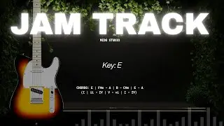 This Key of E Groove Will Pull You In Smooth Guitar Jam Track