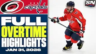 Carolina Hurricanes at Washington Capitals | FULL Overtime Highlights - January 31, 2026