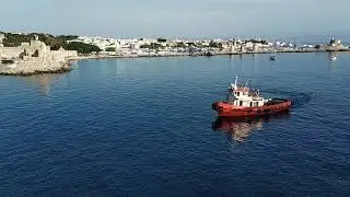 Yunan adaları | Rodos Limanı genel g&ouml;r&uuml;nt&uuml;s&uuml;