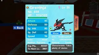 trying to trade my greninja for something better in project crescent moon