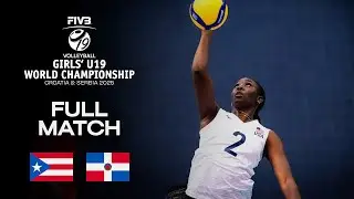 Puerto Rico vs. Dominican Republic - Pool B (SRB) | Girls' U19 World Champs 2025
