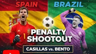 Enjoy full penalty shootout b/w Spain Vs Brazil || Efootball Marathon|| #efootball #spain #brazil 
