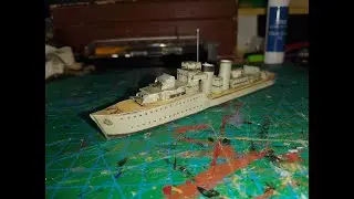 Micro Models - 1/690 - Royal Navy Tribal Class Destroyer - HMS Cossack - Model Building Video