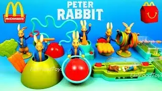 2018 McDONALD'S PETER RABBIT MOVIE HAPPY MEAL TOYS FULL SET 9 EUROPE USA UK KIDS WORLD COLLECTION