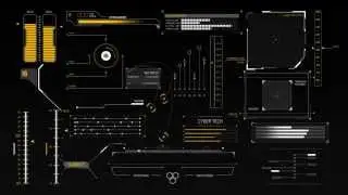 HUD Infographic Elements