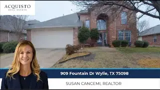909 Fountain Dr Wylie, TX 75098 | Susan Cancemi, Realtor