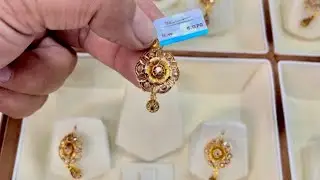 latest gold locket sets designs with weight and price | lightweight #Gold locket set designs 2022