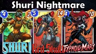Overpowered Red Skull Shuri Deck is BACK & is INSANE in Rank!