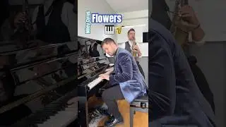 Flowers - Piano & Saxophone performance 🎹🎷 IG: JanVeselyPiano collaborated with Petr Janda #flowers