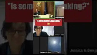 Ответчика поймали на каякинге во время слушания дела в суде по Zoom!