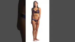 Volcom Women's Delusional V-Neck Bikini Top | SwimOutlet.com