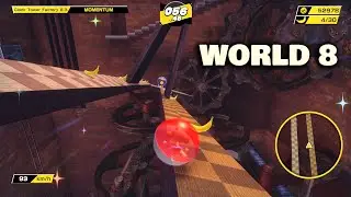 Clock Tower of PAIN! | Super Monkey Ball: Banana Mania | World 8: Clock Tower Factory