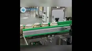 Beer sleeve labeling machine with steam shrink sleeve tunnel  #shrinksleeveapplicator
