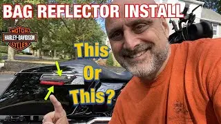How To Install Saddle Bag Reflectors  / Harley Electra Glide Standard