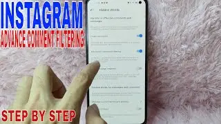 ✅  How To Turn On Advance Comment Filtering On Instagram 🔴