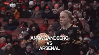 Anna Sandberg Scenepack || Please give credits if used! || Arsenal Women vs Man United