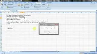 VBA   VBA Code For Creating a Message Box In Excel With Yes  No Options