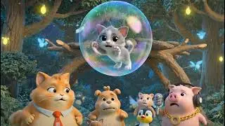 Tập 7 &ldquo;BUBBLE WAR!&rdquo; #cats #catvideos #shortvideo&middot; #aicatjourney #animation #CatPowStories