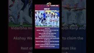 Irani Cup 2025 #cricketenthusiast #cricketlover  #90s #cricketshorts #iranicup #t20cricket #bcci