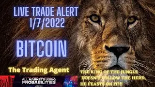 Trade Alert Update - Bitcoin - Watch 39,000 Area, January 7, 2022