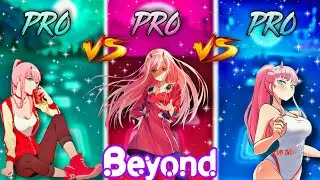 [  pro vs pro vs pro ] Beyond music| Tiles Hop 