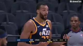 Rudy Gobert Full Play against San Antonio Spurs - BLOCK PARTY (7 PTS, 16 REB, 6 BLOCKS)