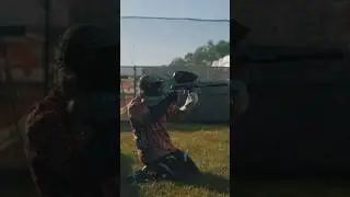 Playing paintball with a broken hand 🤚 #paintball #nxlpaintball
