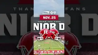 Senior Day Tomorrow. Rutgers vs Maryland. Go Knights 🏈🔴