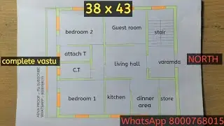 32x38 sqft house plan | 32x38 ghar ka naksha | 32x38 home design | 1216 sqft house plan l 23x30 ghar