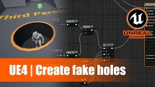 UE4 | How to create a fake hole that you can move it in runtime.