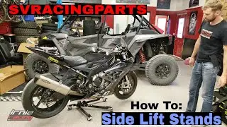 Sportbike Side Lift - Bike Stand Tutorial - BMW S1000RR | Irnieracing SVRACINGPARTS Paddock Stand