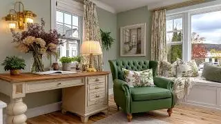 Romantic Blue & Cream Cottage Tour | Cozy Vintage Shabby Chic Home with Grandma&rsquo;s Antique Charm