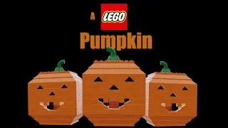 Carving a Pumpkin with Lego Bricks
