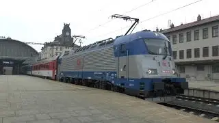 Silvester-Verkehr am Prager Hauptbahnhof / Praha hlavní nádraží