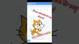Red heading cat #scratchtutorials #scratch #learnscratch #coding #creativecoding 🐱🐾 Please Subscribe