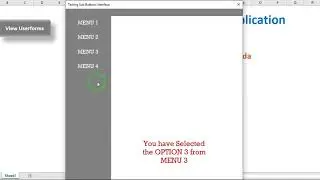 ***Awesome Menu Bar in Excel VBA UserForms***