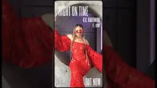 &ldquo;Right on Time&rdquo; ft. Lonr. out now! #shorts #newmusic #insecurehbo #bkhabermehl