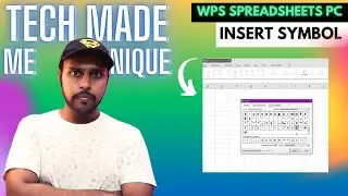 How to insert symbol in wps spreadsheets | insert symbol in wps spreadsheet pc
