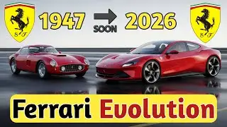 Ferrari Car Transformation | Evolution 1947 To 2026 in 2 Minutes