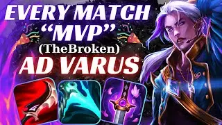 EVERY MATCH “MVP” AD VARUS | PLAY AND WIN | TheBroken | WILD RIFT