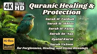 4K Healing Quran | Fatihah, Ikhlas, Nas, Falaq, Kursi, Yaseen | Arabic English