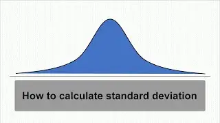 Normal distribution - How to calculate standard deviation