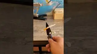 Складной нож Daggerr Sting X-Lock D2. Заточка ножа на Профиль К4. #нож #охота #рыбалка #shorts