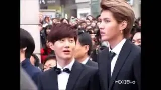 140312 Gangnam K Star Road - KrisHo (kris&suho EXO) ❤️