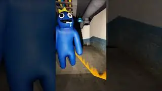 BLUE MONSTER ROBLOX RAINBOW FRIENDS2(+ secret ending) #roblox #robloxrainbowfriend  #rainbowfriends