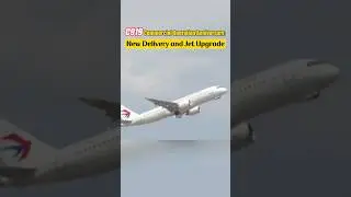 C919 commercial operation anniversary: New delivery and jet upgrade  #fyp #air #technology #flight